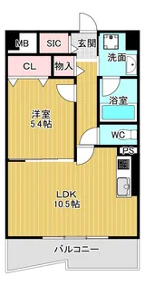 カンマキーノ【5階】の間取り