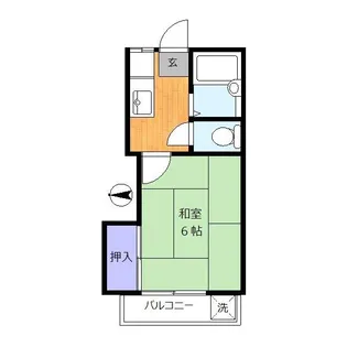 小島第二コーポ【2階】の間取り