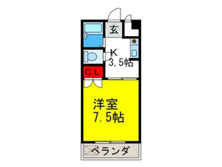 ア-ト千里【3階】の間取り
