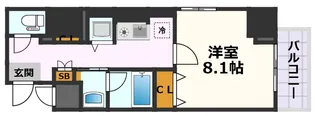 セイワパレス丸の内駅前【4階】の間取り
