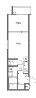エムシティ戸田【1階】の間取り