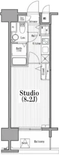 ガーラ グランディ森下【7階】の間取り