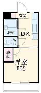サンルート第二マンション【1階】の間取り