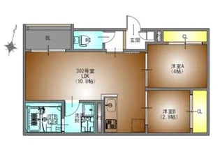 REGALEST CITY道徳【3階】の間取り