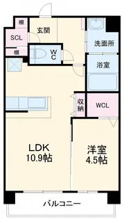 La Vie en rose【2階】の間取り