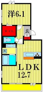 シゴーニュ【2階】の間取り