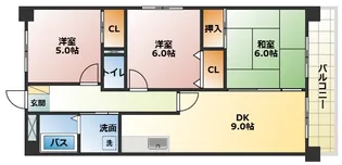 アストレア吉田【2階】の間取り
