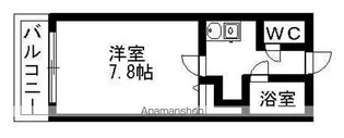 アイコーサンハイツI【4階】の間取り