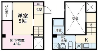 Fort PremireMinato【2階】の間取り