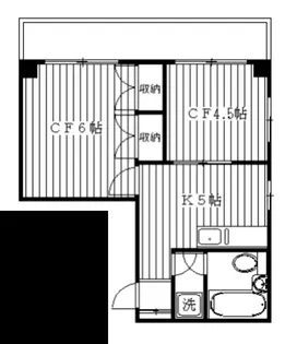エリカビル【6階】の間取り