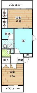 OSAWA the 2nd (オオサワザセカンド)【4階】の間取り