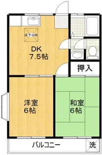 レスポワール宮崎I【1階】の間取り
