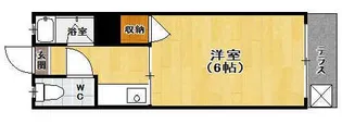 パルコーポB棟【1階】の間取り