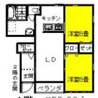 マリンブリーズ・Jr5th【1階】の間取り