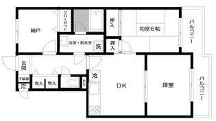 日神パレス高円寺【2階】の間取り