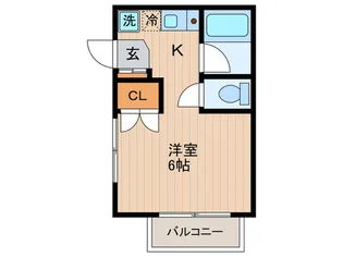 サニ-フラット・E【2階】の間取り