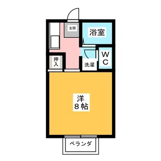 シャイニーヒロセ【1階】の間取り