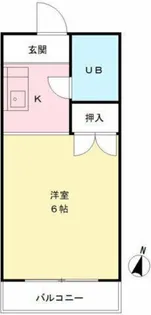 ハイツ小野路【1】【1階】の間取り