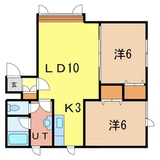 グランディ【1階】の間取り