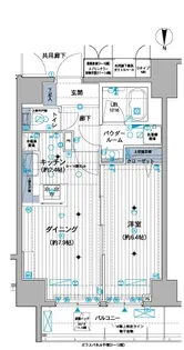 メインステージ錦糸町VIIラピス【7階】の間取り