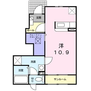 ベル・ネージュ【1階】の間取り