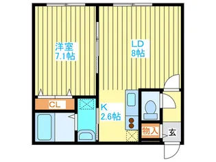 グランメールLeo【3階】の間取り
