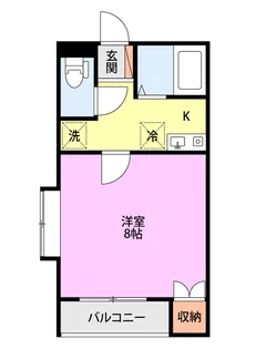 SAJA-WISH【2階】の間取り