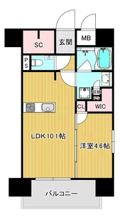 サンパーク桜町レジデンス【2階】の間取り