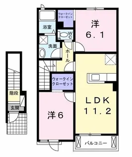 エアリー ヴィラ A【2階】の間取り