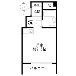 ドミール代々木上原【2階】の間取り