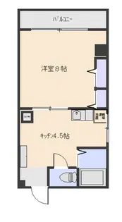 メゾンタナカ馬堀【2階】の間取り
