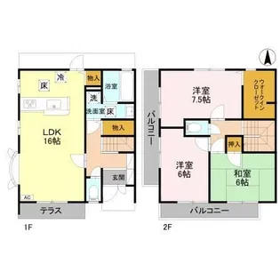 クローカス I【1階】の間取り