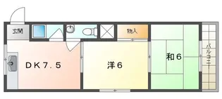 コンフォート・カスガ【3階】の間取り