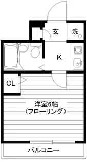 クレッセント大岡山【3階】の間取り