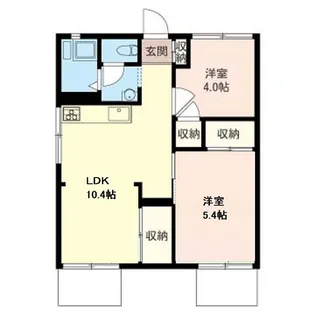 グリーンライト (1F)【1階】の間取り