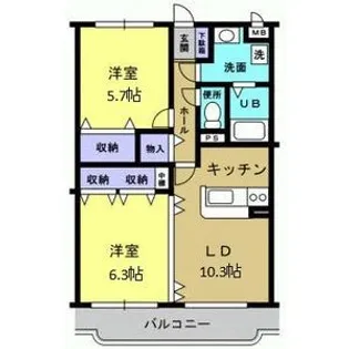 Y&Mシルキー【1階】の間取り