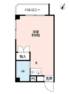 パールハイツ【4階】の間取り