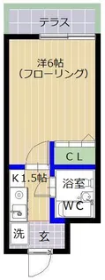 グレイス九産大前【3階】の間取り