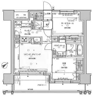 エクセレントシティ船橋本町【4階】の間取り