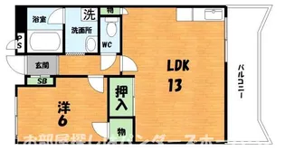 グランデあんご【3階】の間取り