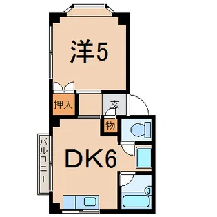 アシストオーシャン真鶴【2階】の間取り