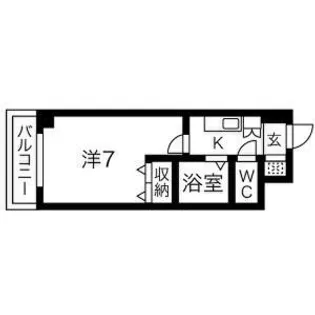 大阪府大阪市旭区今市1【マンション】の間取り