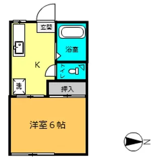 グリーンコーポラス【1階】の間取り
