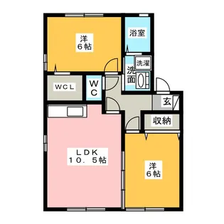 アザレア【1階】の間取り