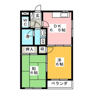 グランリヴェール【2階】の間取り