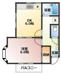 コーポイシカワ【2階】の間取り