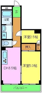 ウェルフェアー光明【2階】の間取り