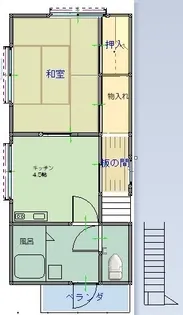 メゾン松山【2階】の間取り