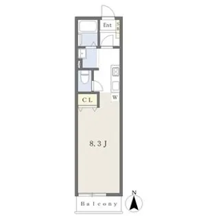 カーサアリエッタ【1階】の間取り