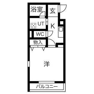 イリゼ【1階】の間取り